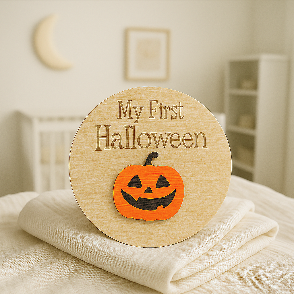 My First Halloween Baby Milestone Disc