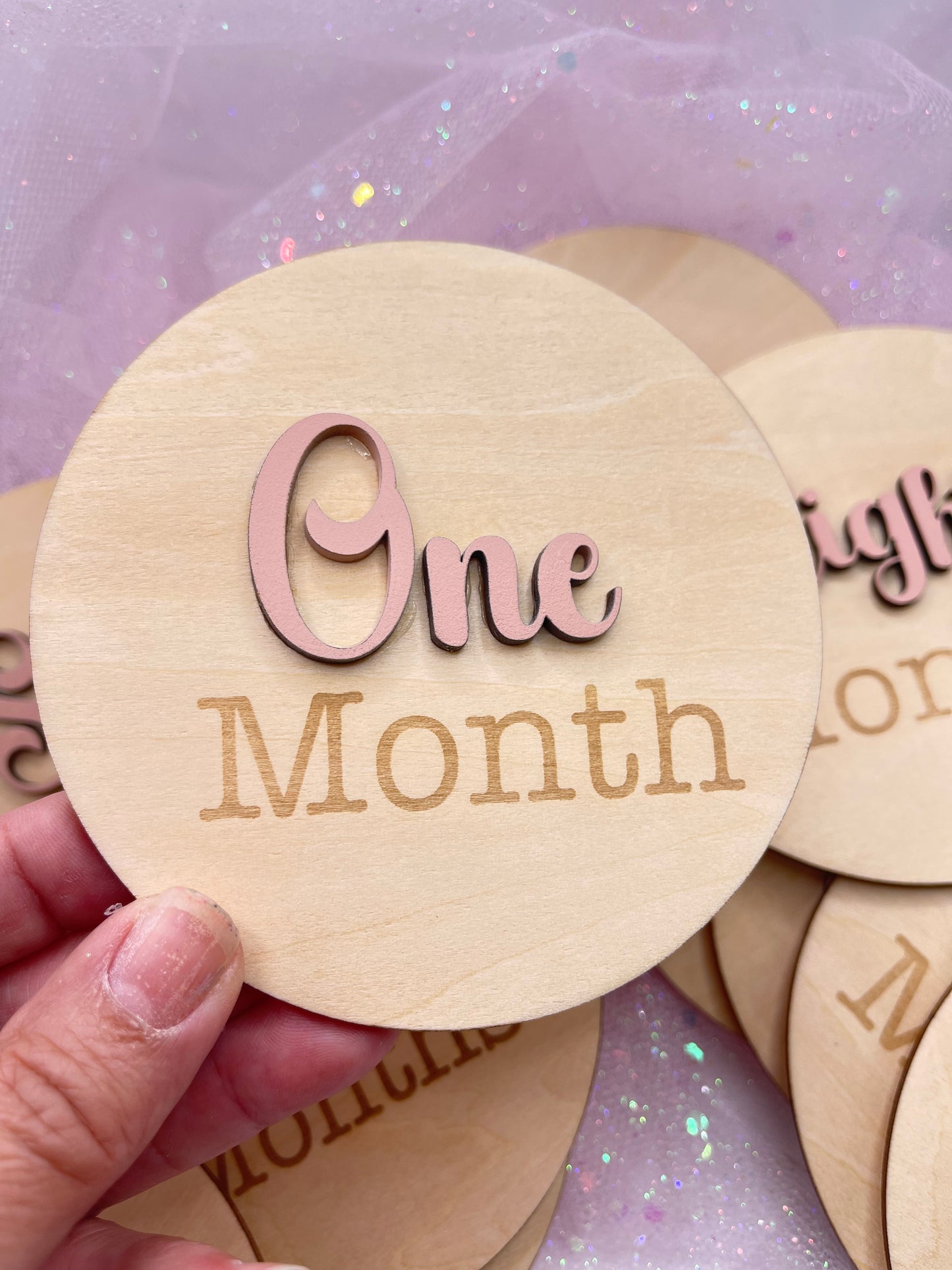 Baby Photo Prop Monthly Milestone Set