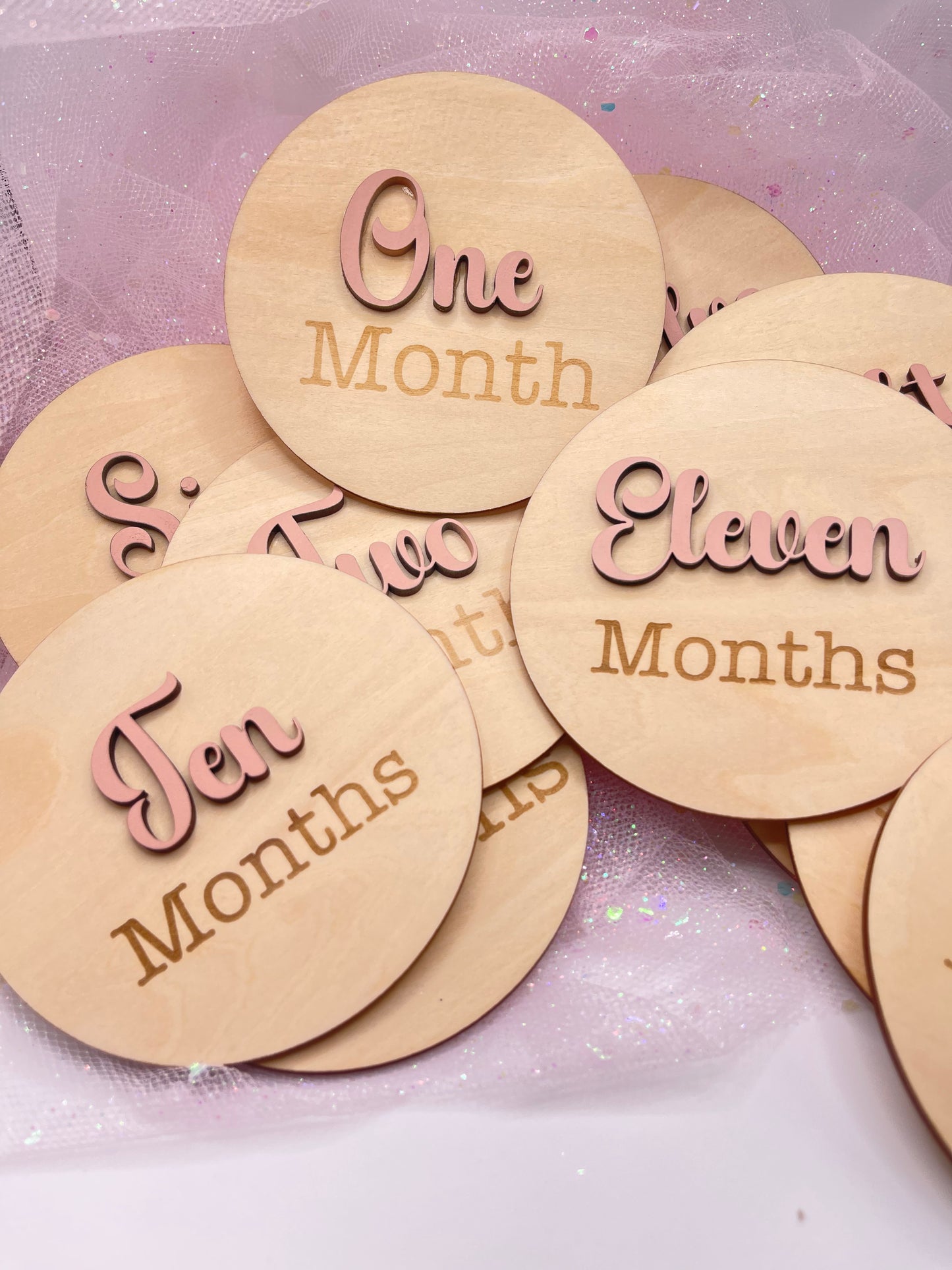 Baby Photo Prop Monthly Milestone Set