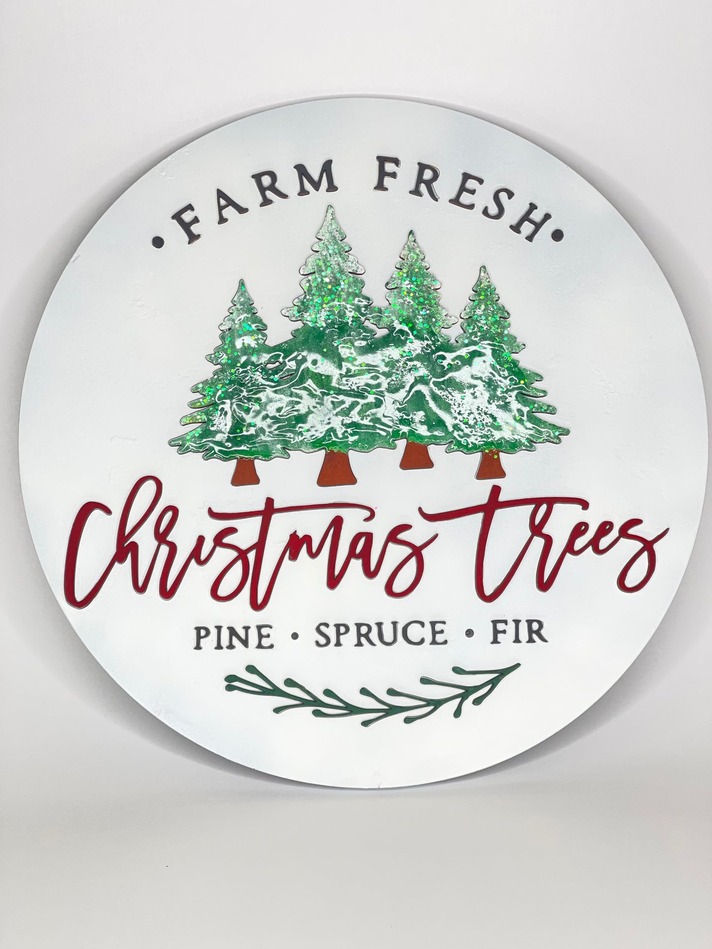 Farm Fresh Christmas Trees Sign