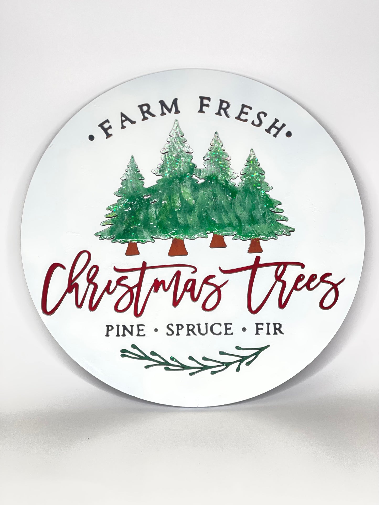 Farm Fresh Christmas Trees Sign