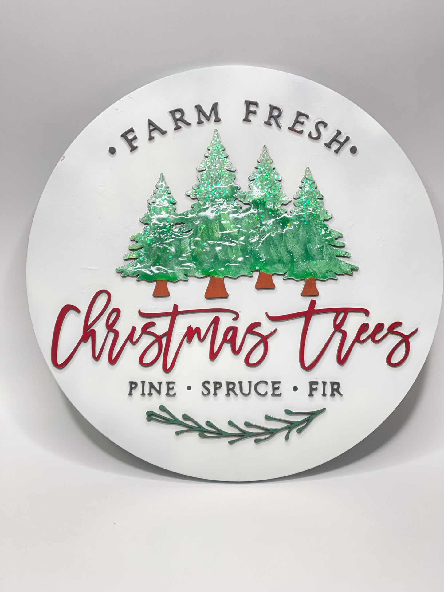 Farm Fresh Christmas Trees Sign