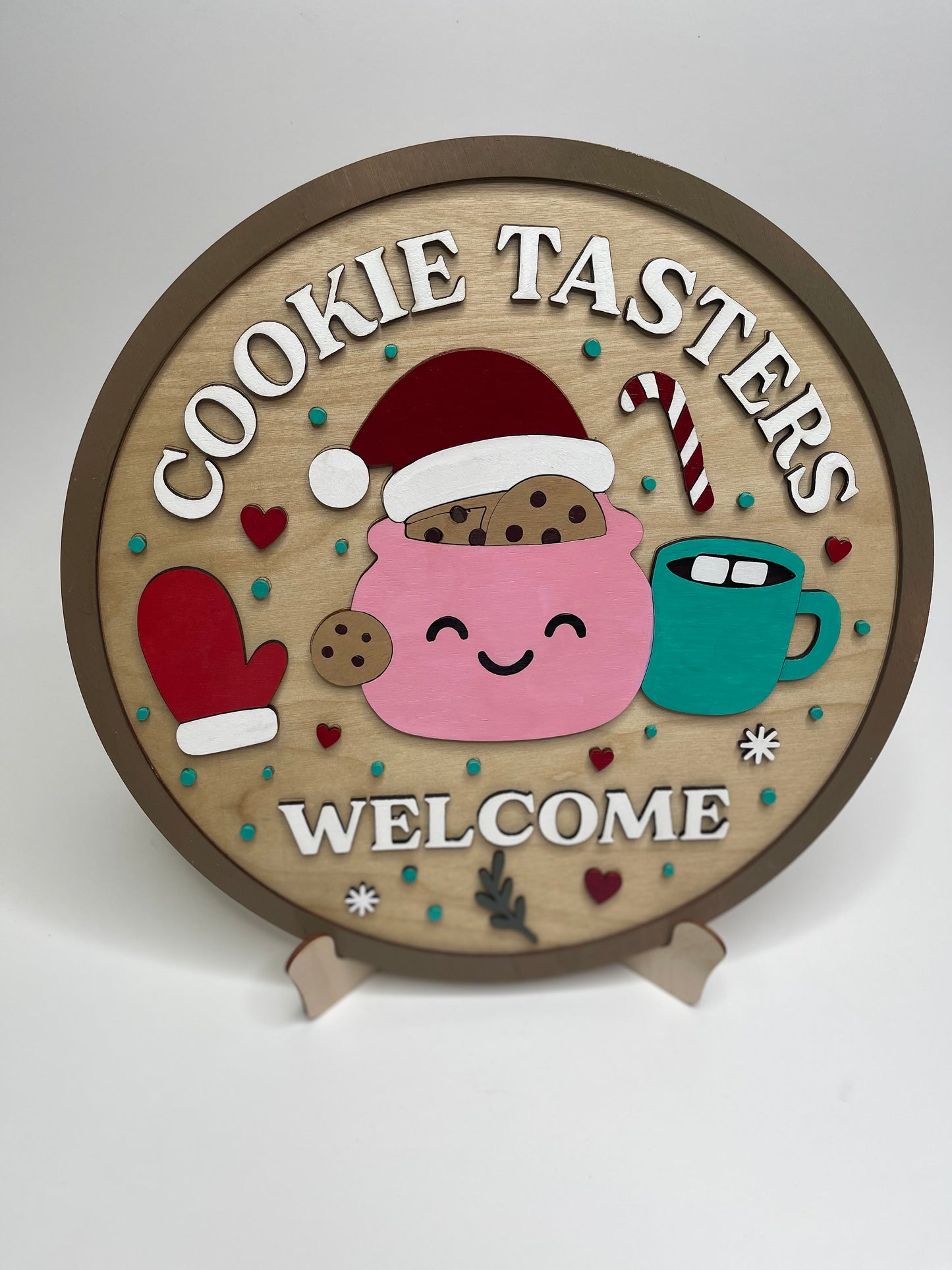 Cookie Tasters Welcome Christmas Sign