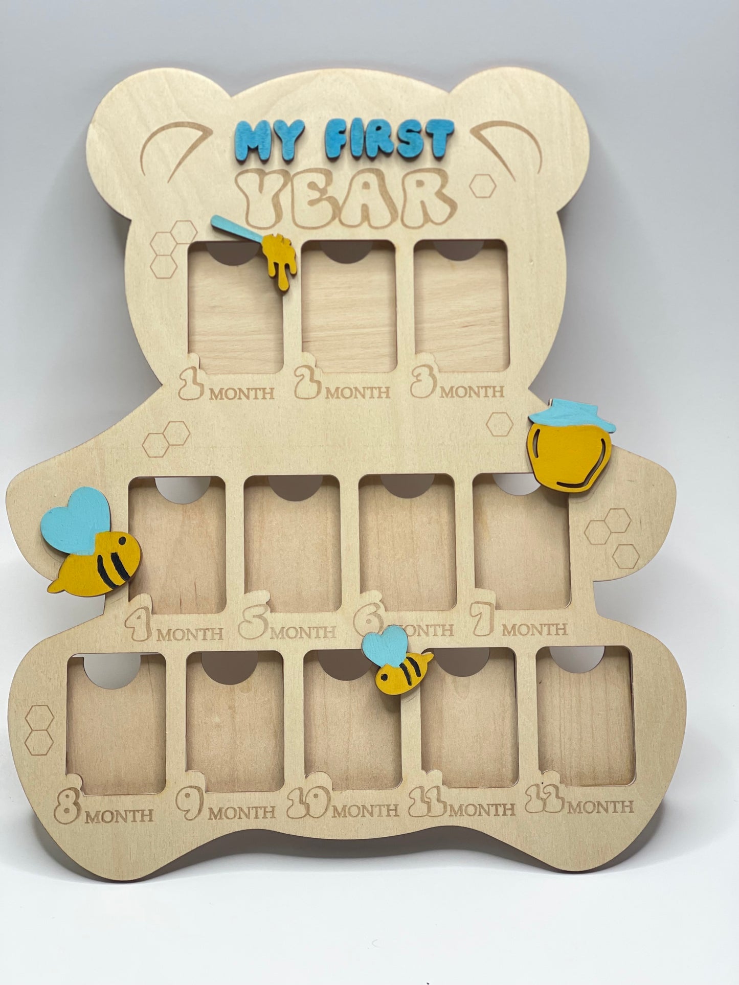 My First Year Baby Photo Board