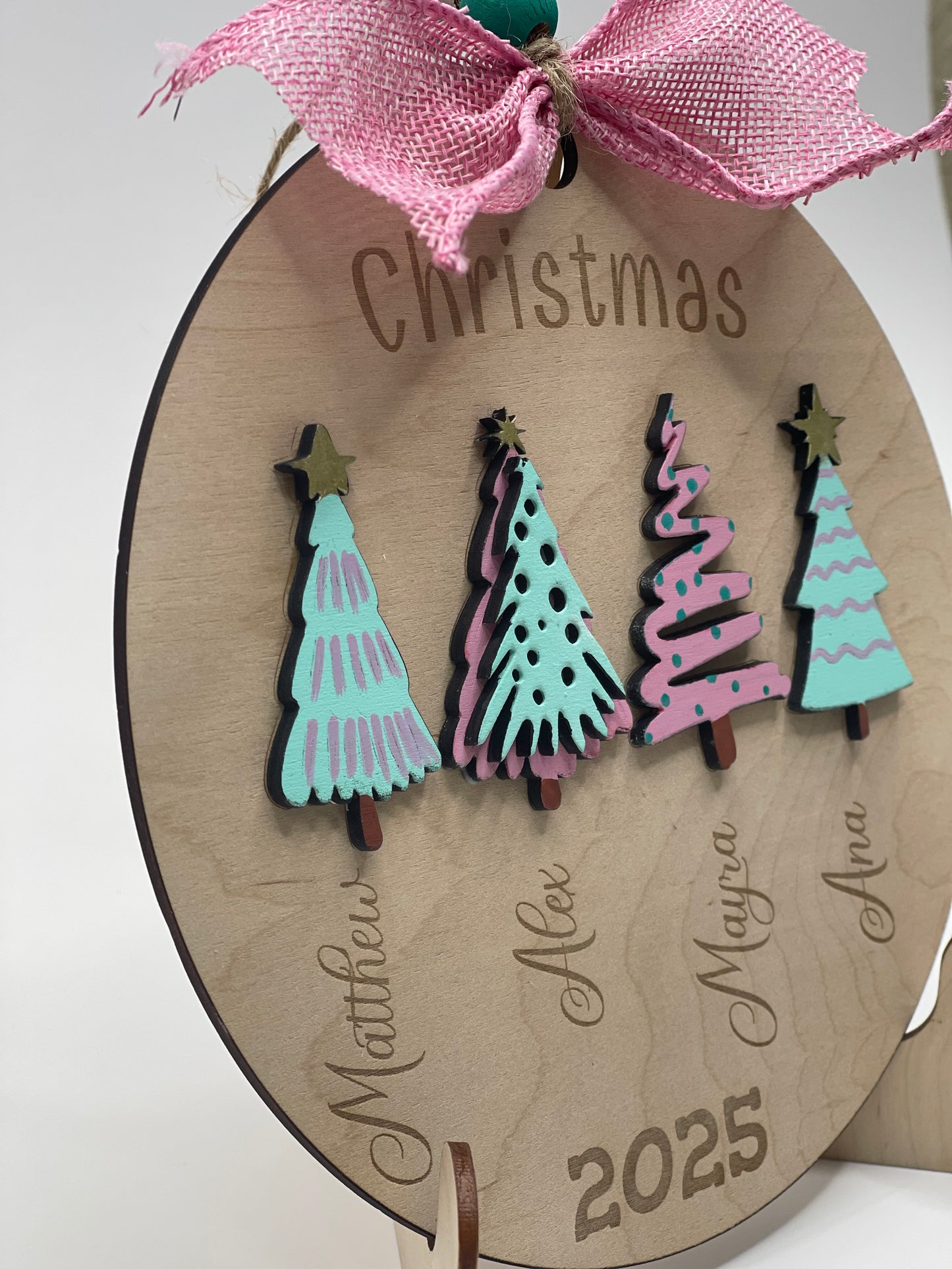 Personalized Family Christmas Ornament