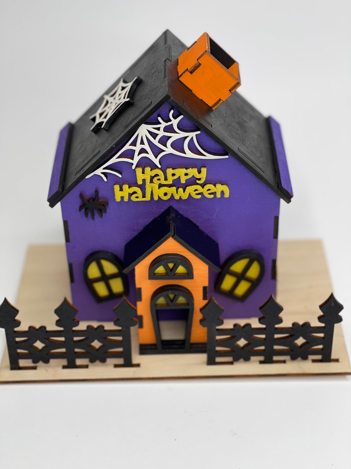 DIY Halloween Haunted House Wood Kit