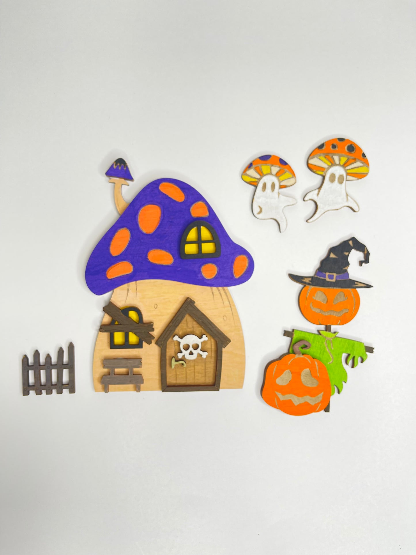DIY Halloween Magical Mushroom Door Kit