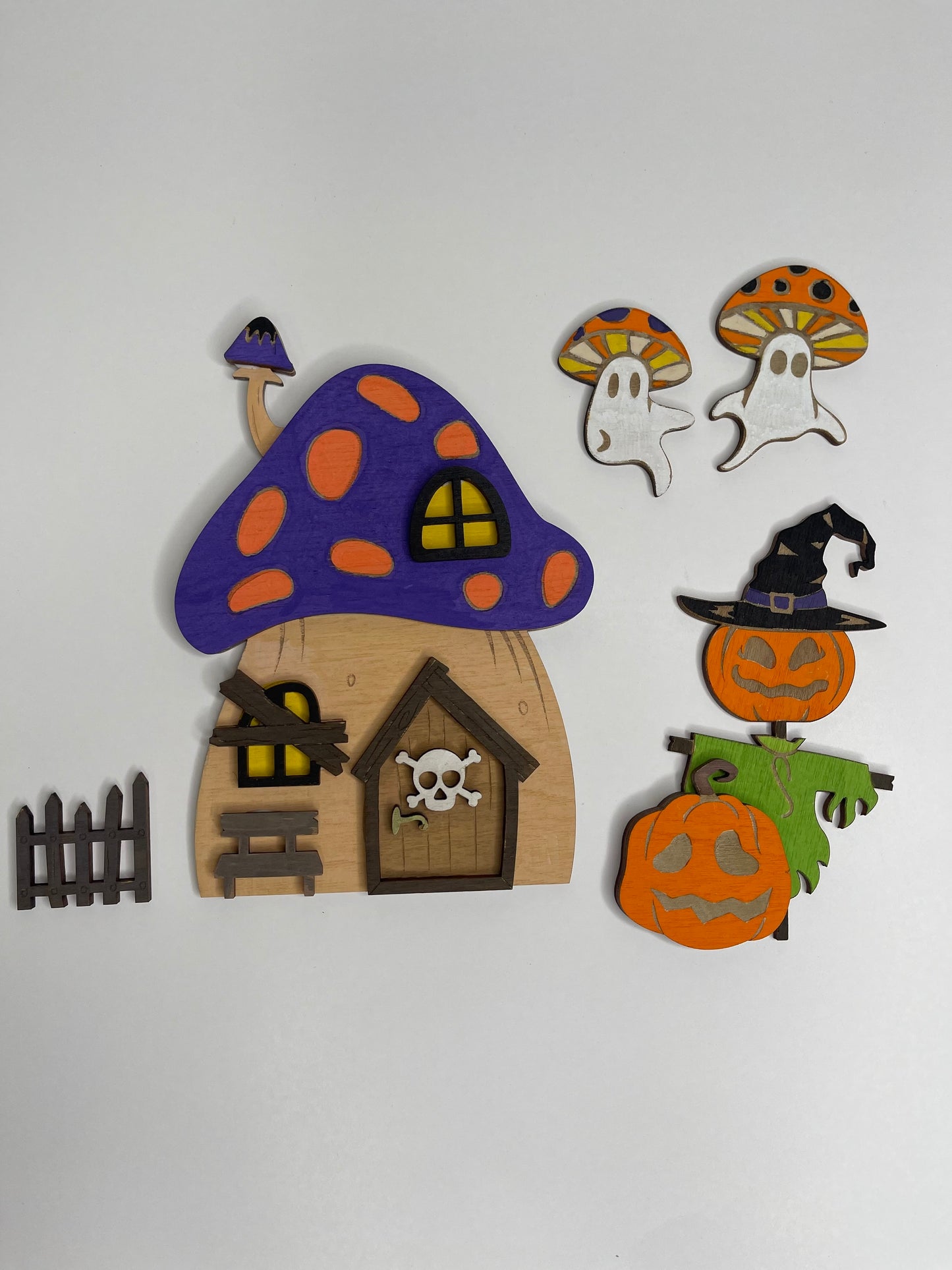 DIY Halloween Magical Mushroom Door Kit