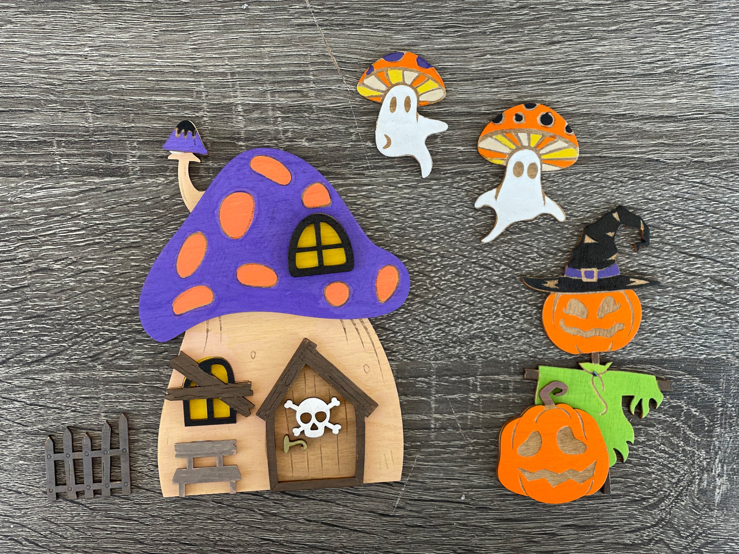 DIY Halloween Magical Mushroom Door Kit