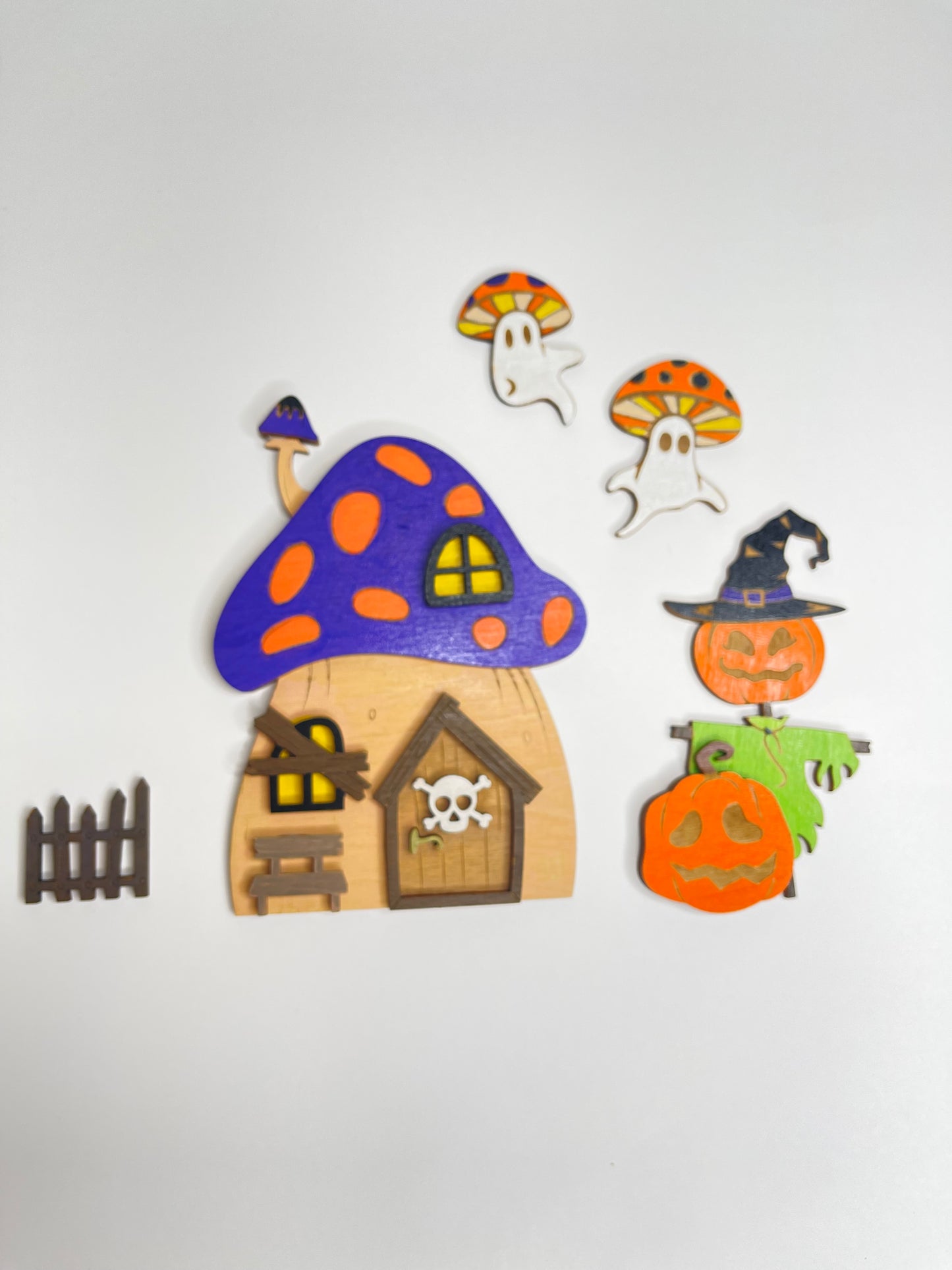 DIY Halloween Magical Mushroom Door Kit