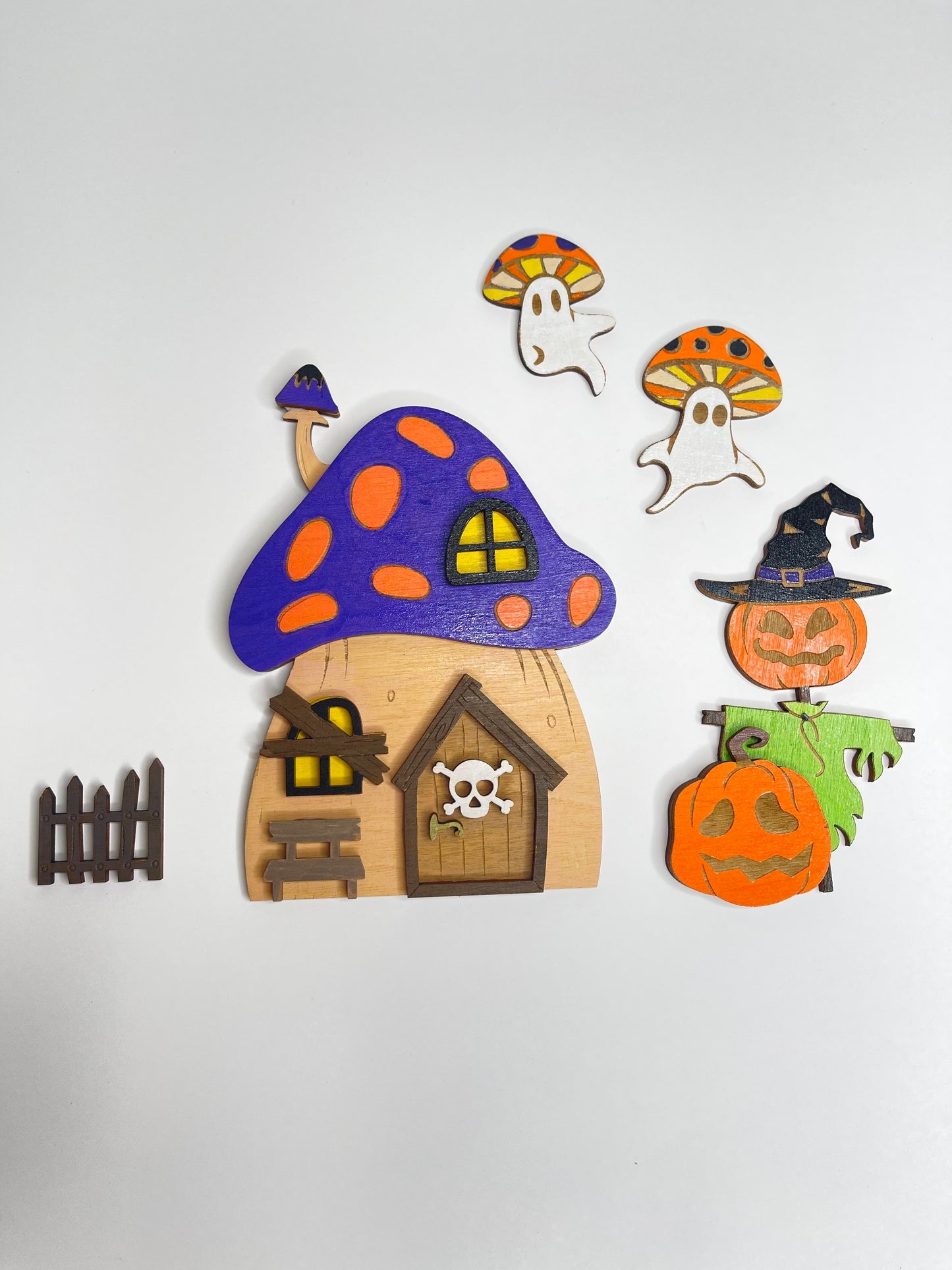 DIY Halloween Magical Mushroom Door Kit