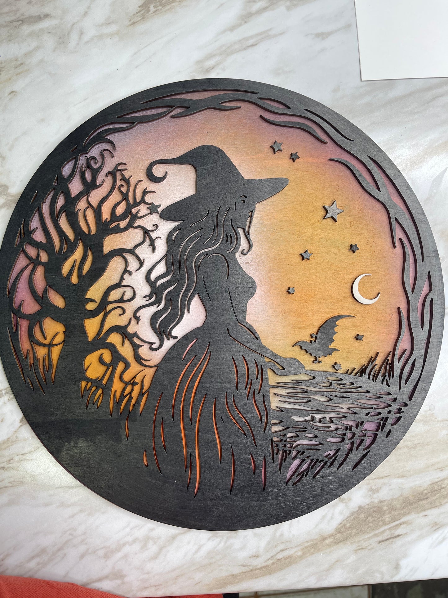 Halloween Witch Wall Art