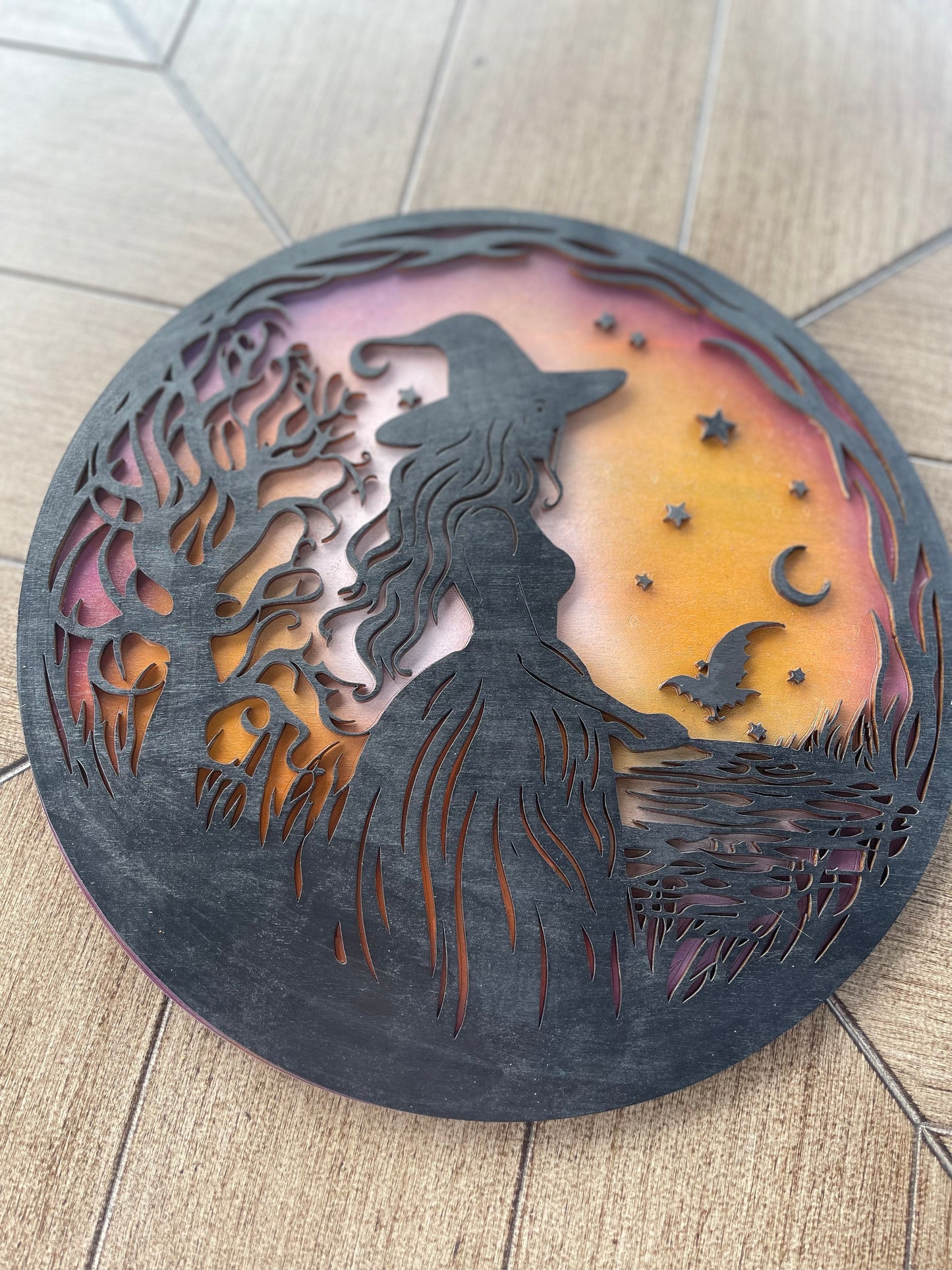 Halloween Witch Wall Art