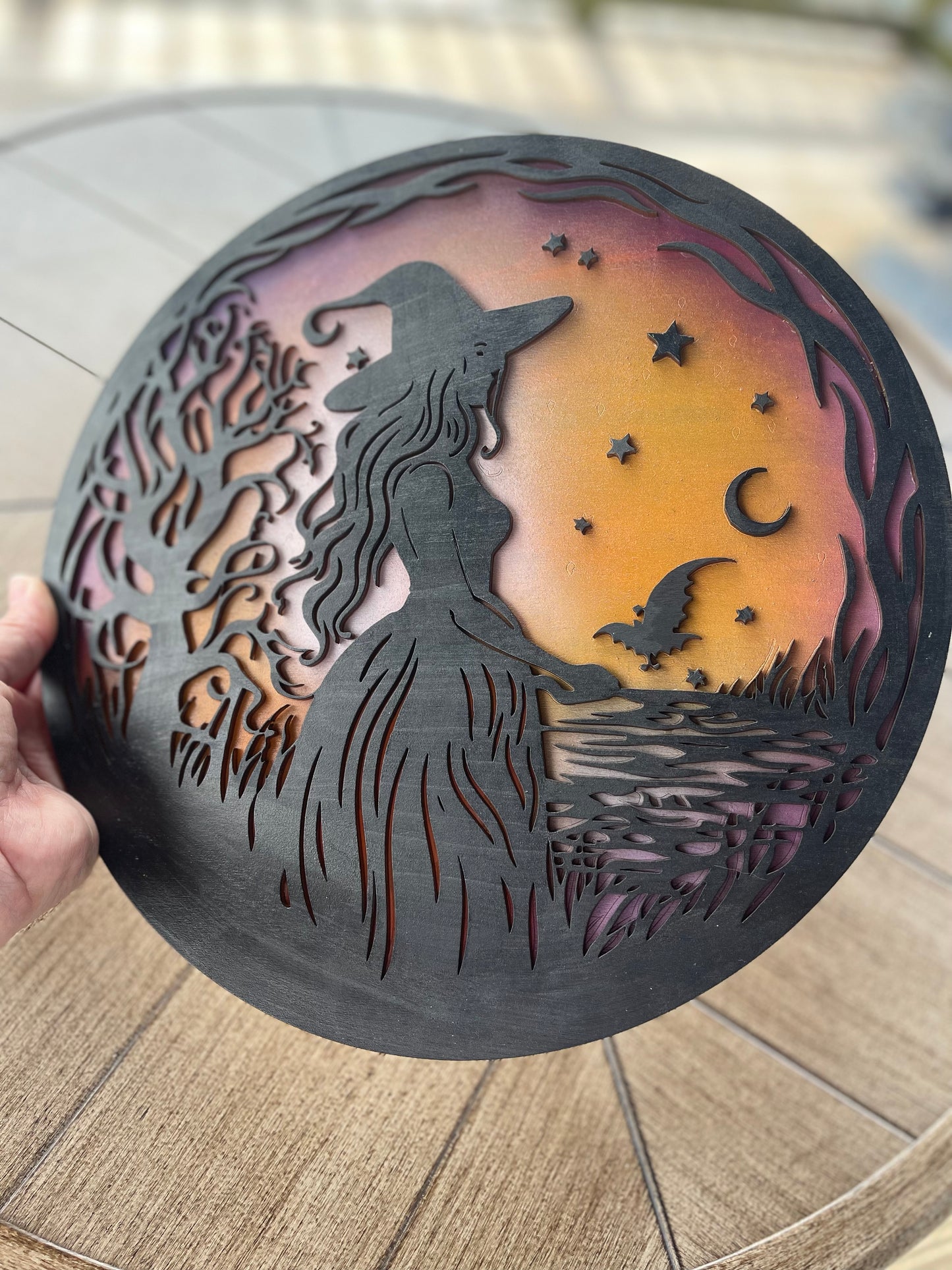 Halloween Witch Wall Art