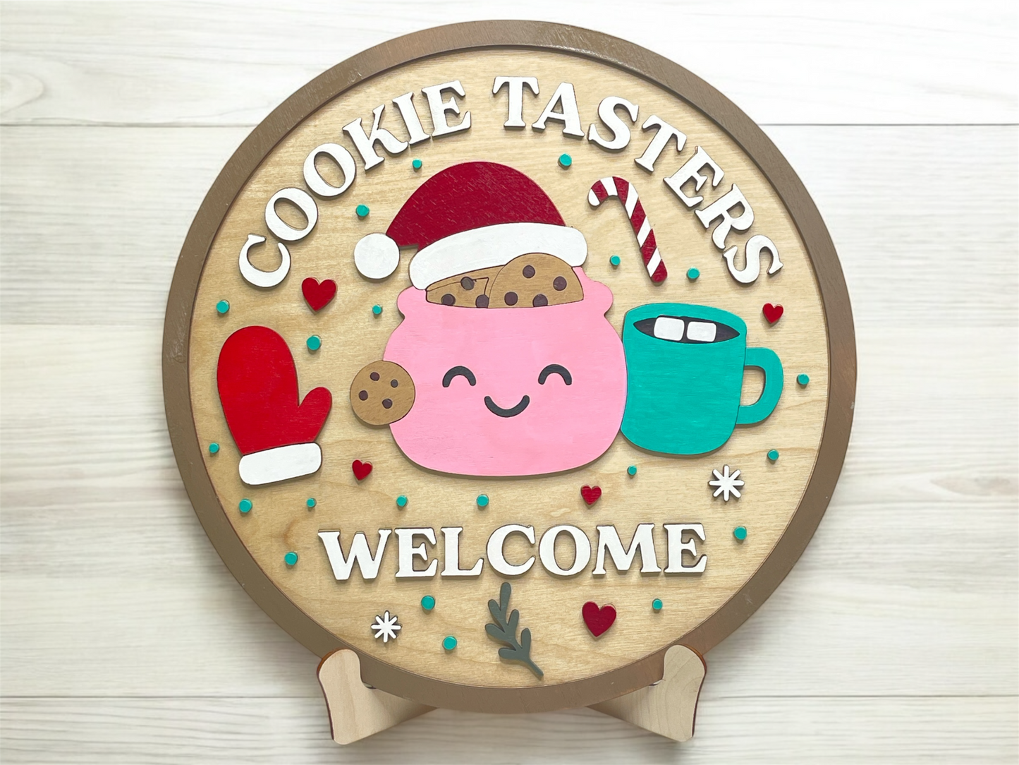 Cookie Tasters Welcome Christmas Sign