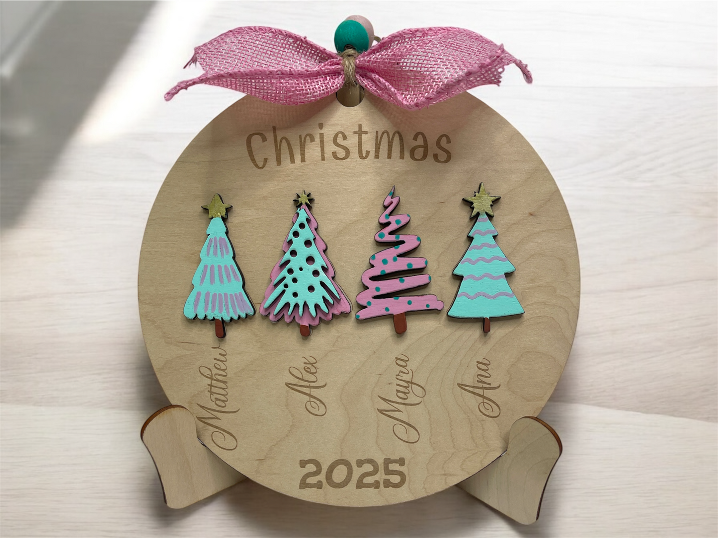 Personalized Family Christmas Ornament