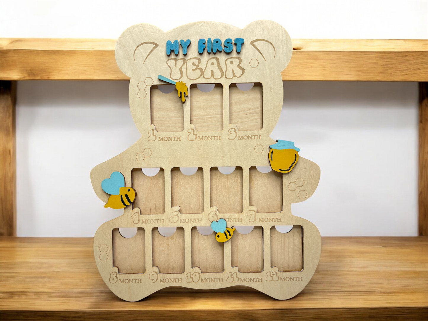 My First Year Baby Photo Board