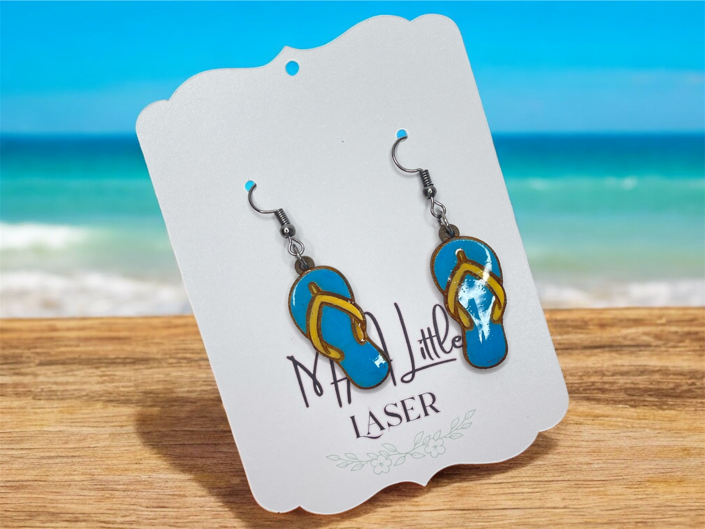 Flip Flop Dangle Earrings