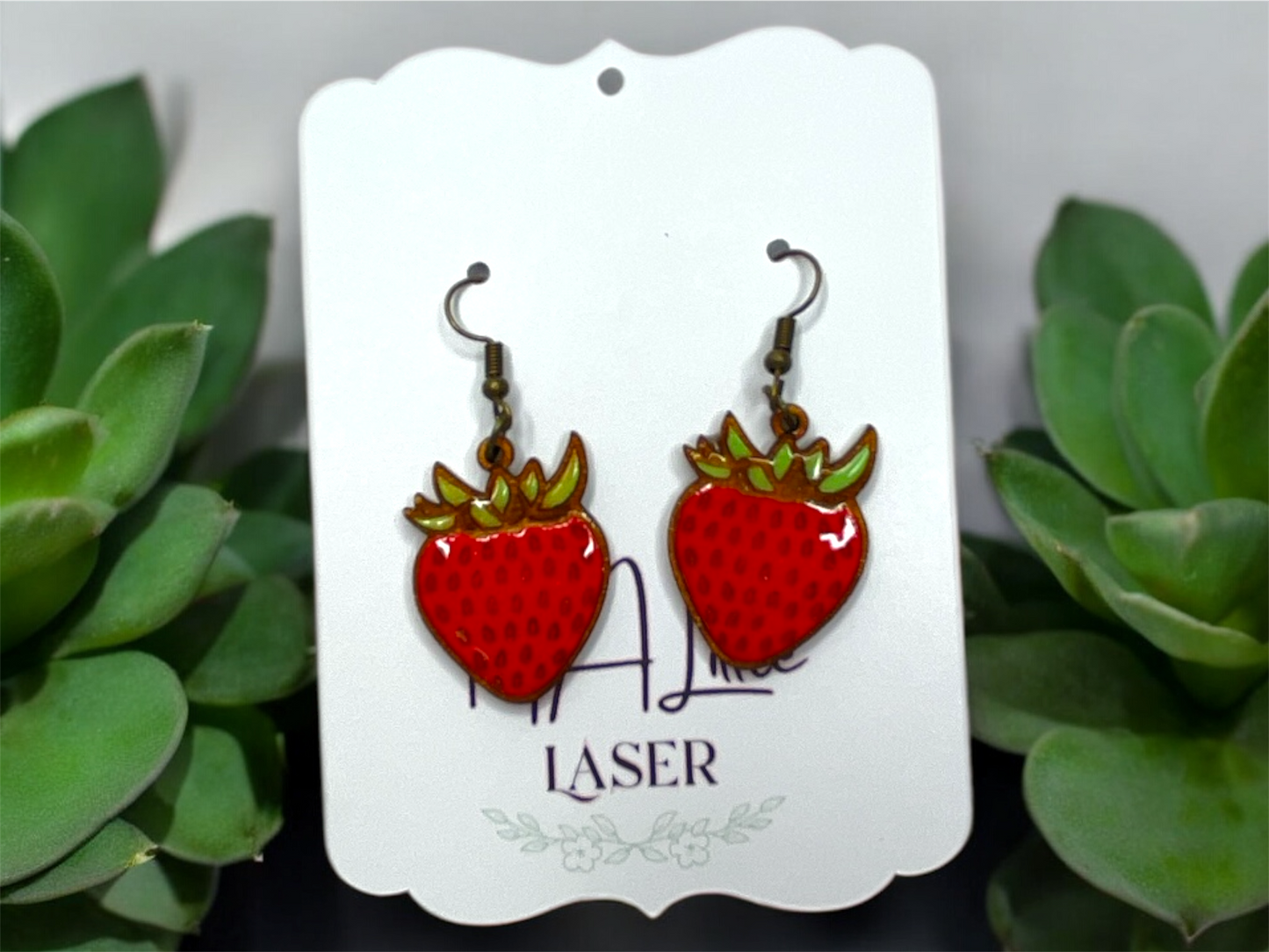 Strawberry Dangle Earrings