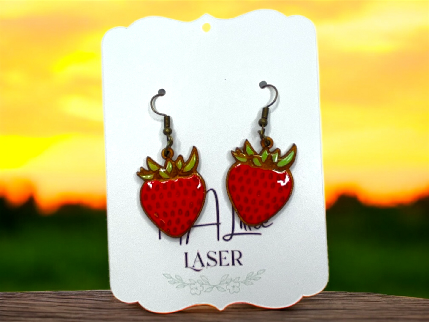 Strawberry Dangle Earrings