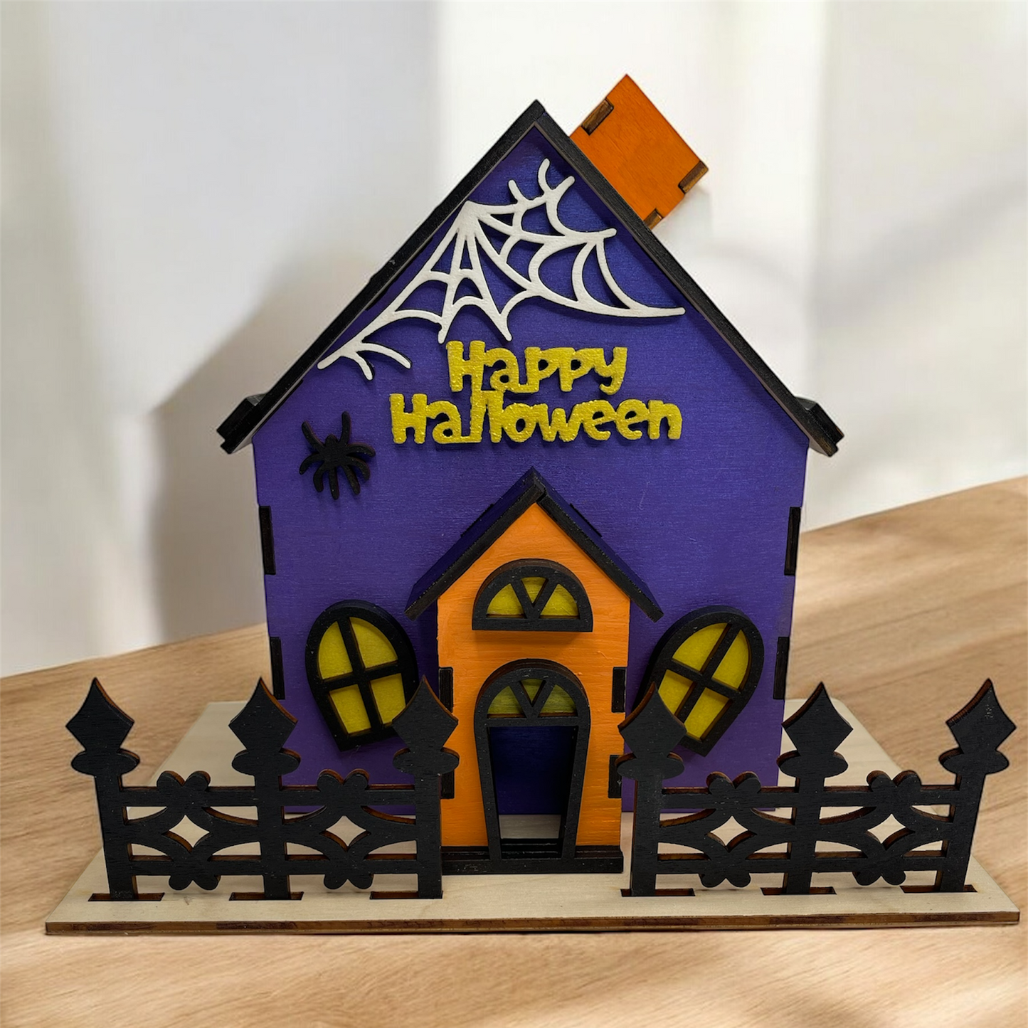 DIY Halloween Haunted House Wood Kit