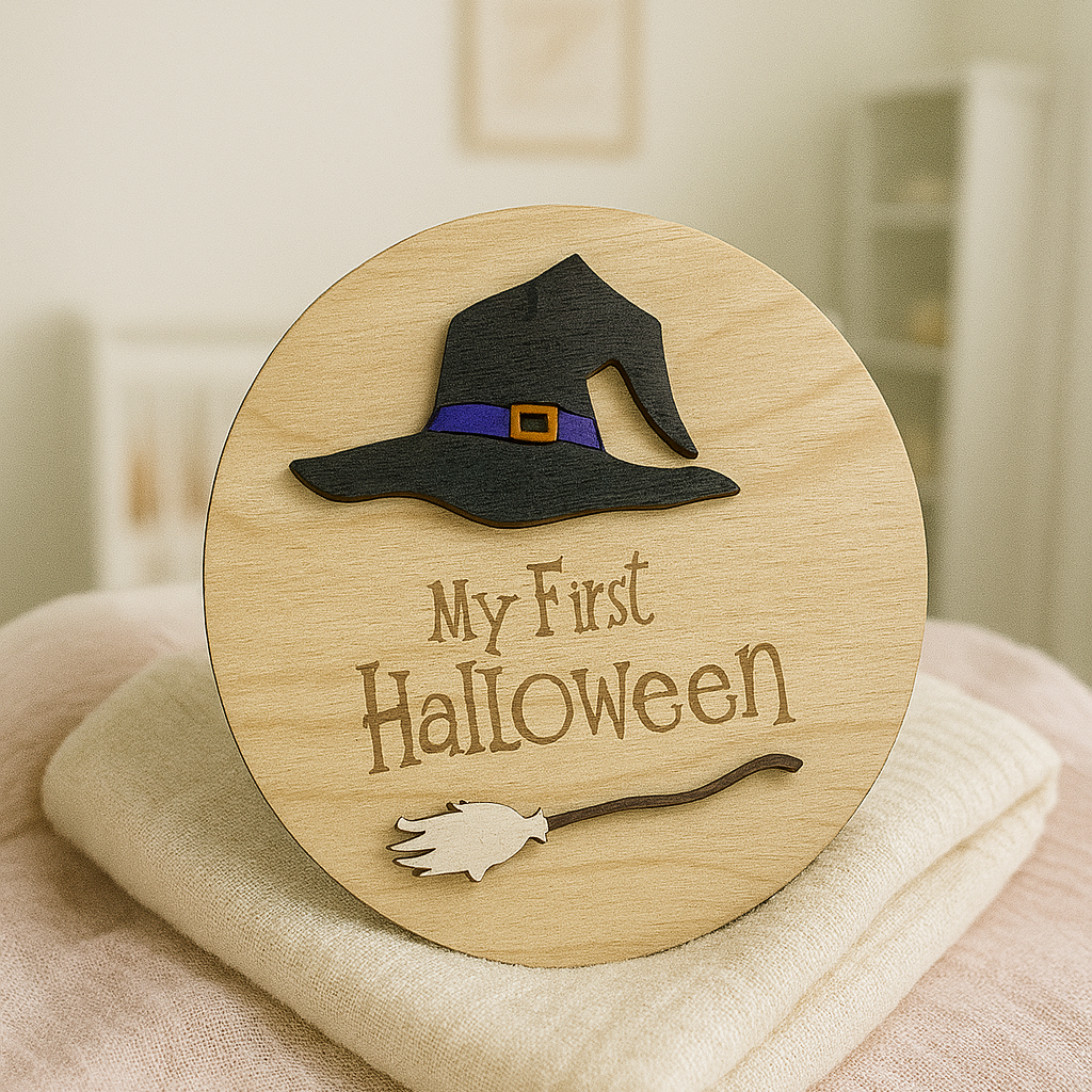 My First Halloween Baby Milestone Disc
