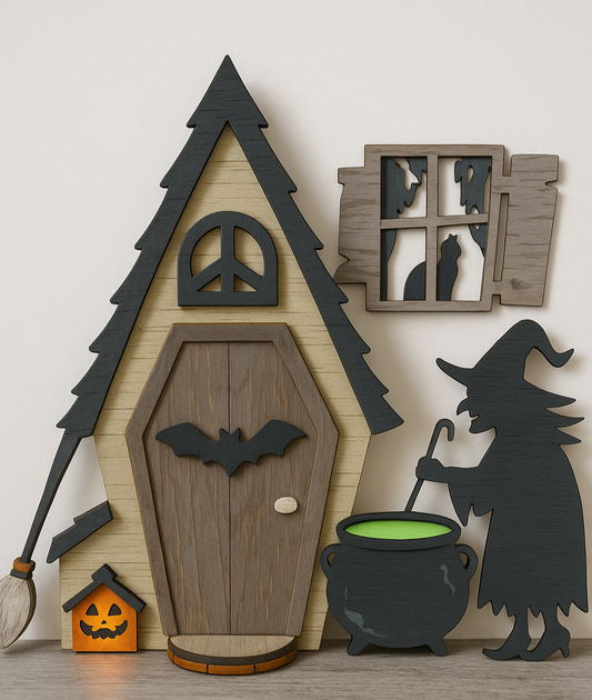 DIY Halloween Magical Witch Door Kit