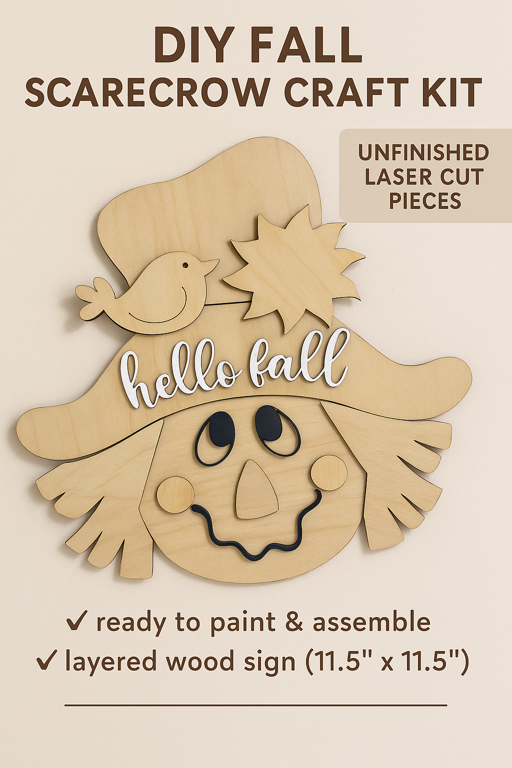 DIY Scarecrow Craft Kit