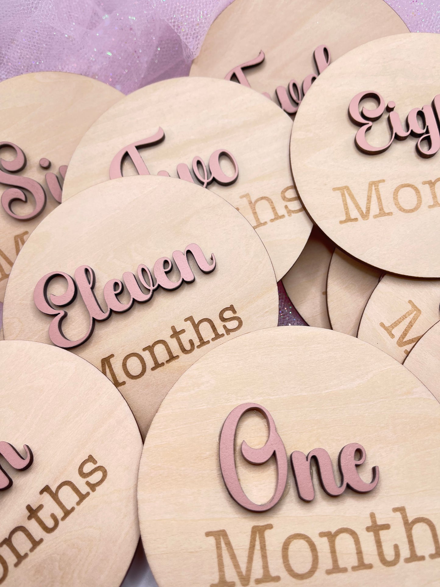 Baby Photo Prop Monthly Milestone Set