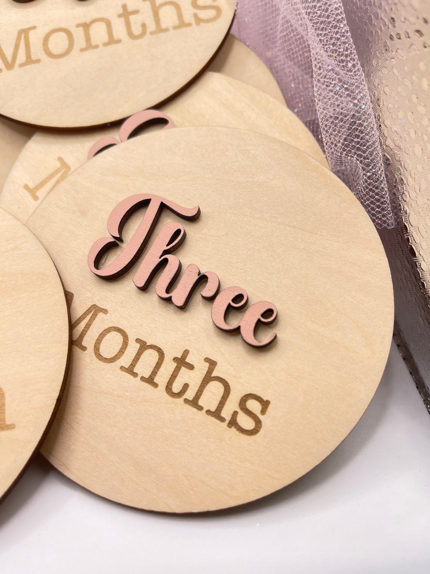 Baby Photo Prop Monthly Milestone Set