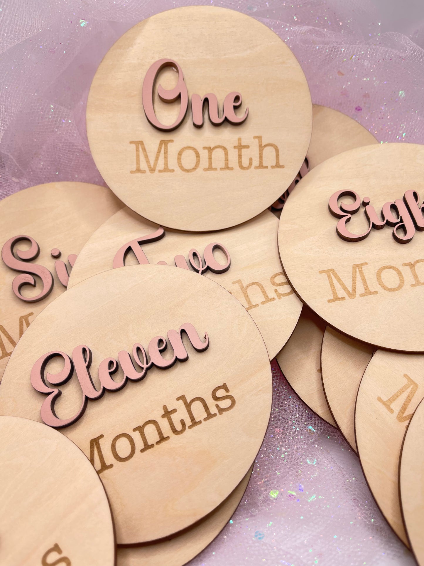 Baby Photo Prop Monthly Milestone Set