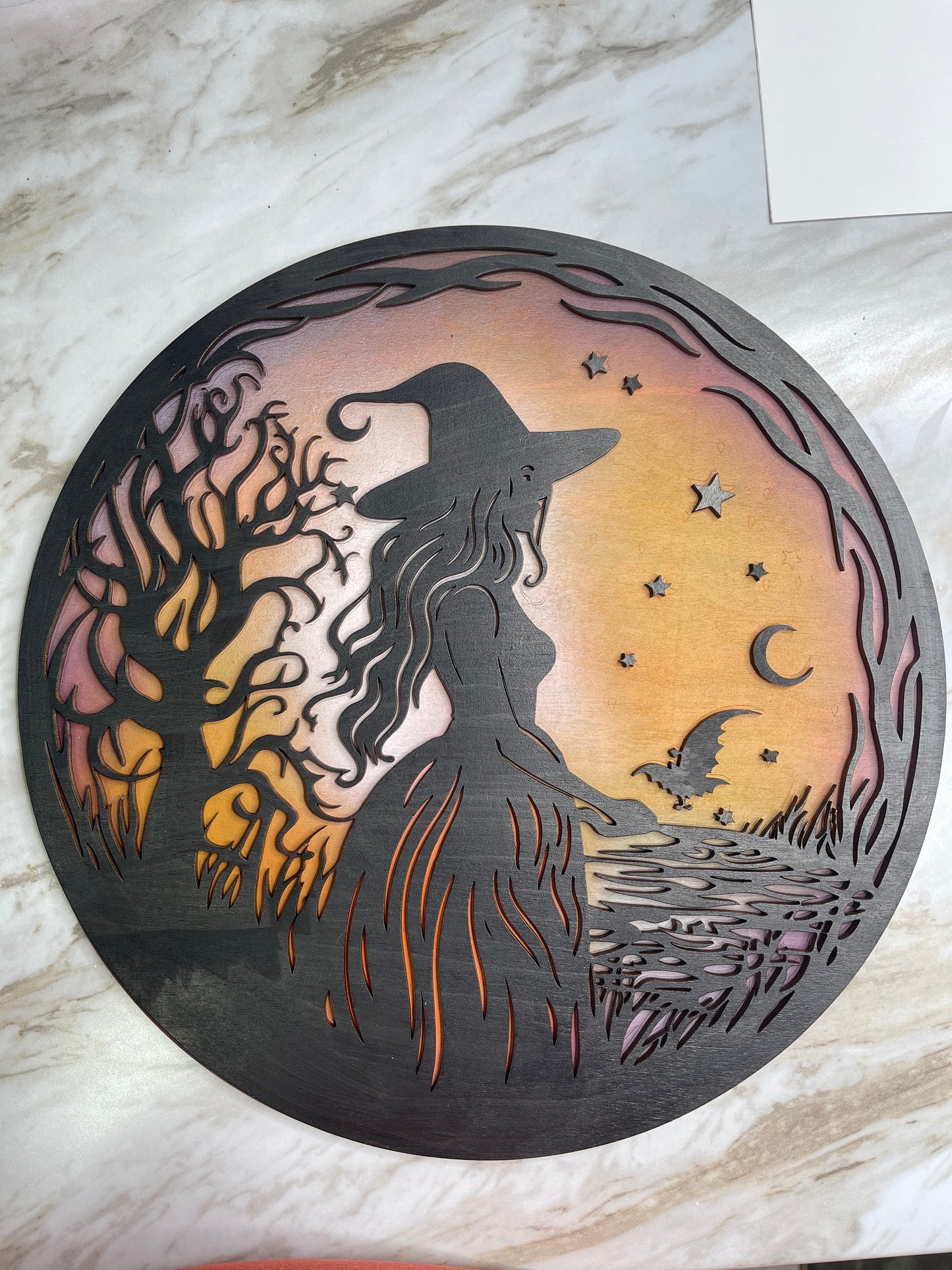 Halloween Witch Wall Art