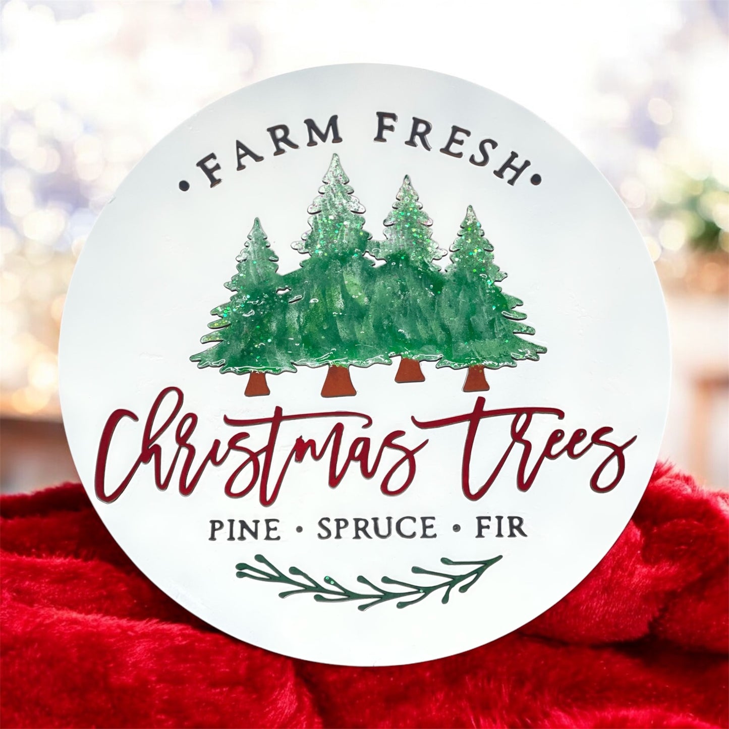 Farm Fresh Christmas Trees Sign