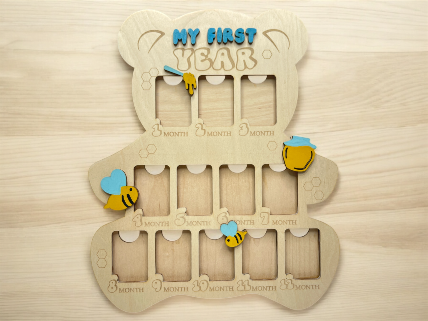 My First Year Baby Photo Board
