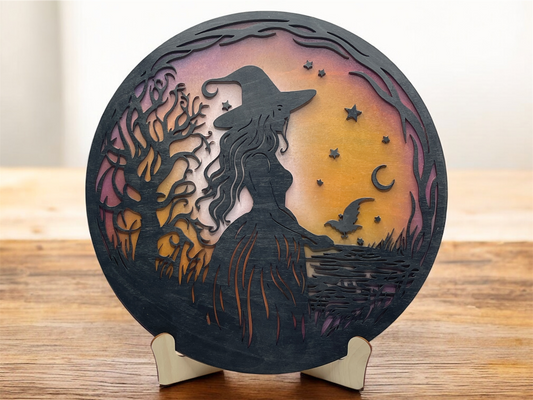 Halloween Witch Wall Art