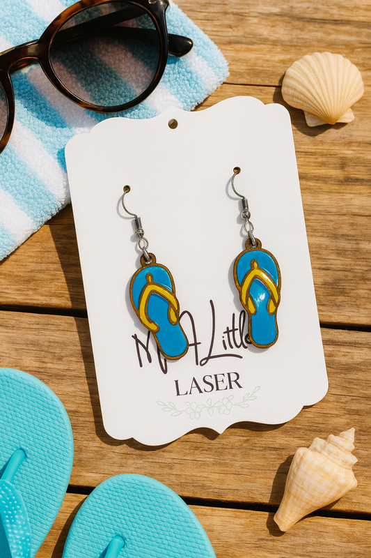 Flip Flop Dangle Earrings